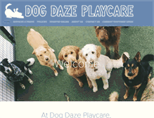 Tablet Screenshot of dogdazeplaycare.com